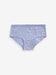 Green/Purple Ditsy Hipsters 5 Pack (2-16yrs) - Image 6 of 8