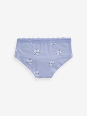 Green/Purple Ditsy Hipsters 5 Pack (2-16yrs) - Image 7 of 8