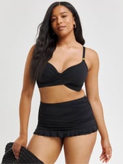Simply Be Black Magisculpt Tummy Control Skort - Image 1 of 4