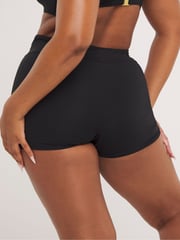 Simply Be Black Magisculpt Twist Front Bikini Shorts - Image 2 of 4