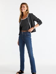 Mid Blue Wash Slim Lift And Shape Jeans - Image 1 of 7