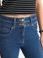 Mid Blue Wash Slim Lift And Shape Jeans - Image 5 of 7