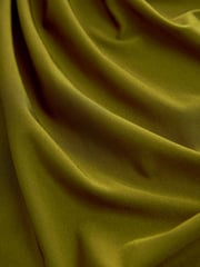 Olive Green Sleeveless Asymmetric Ruched Mini Dress - Image 5 of 6
