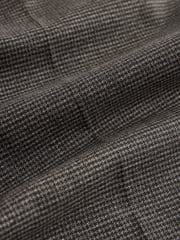 Brown Tailored Fit Trimmed Texture Suit Trousers - Image 9 of 9