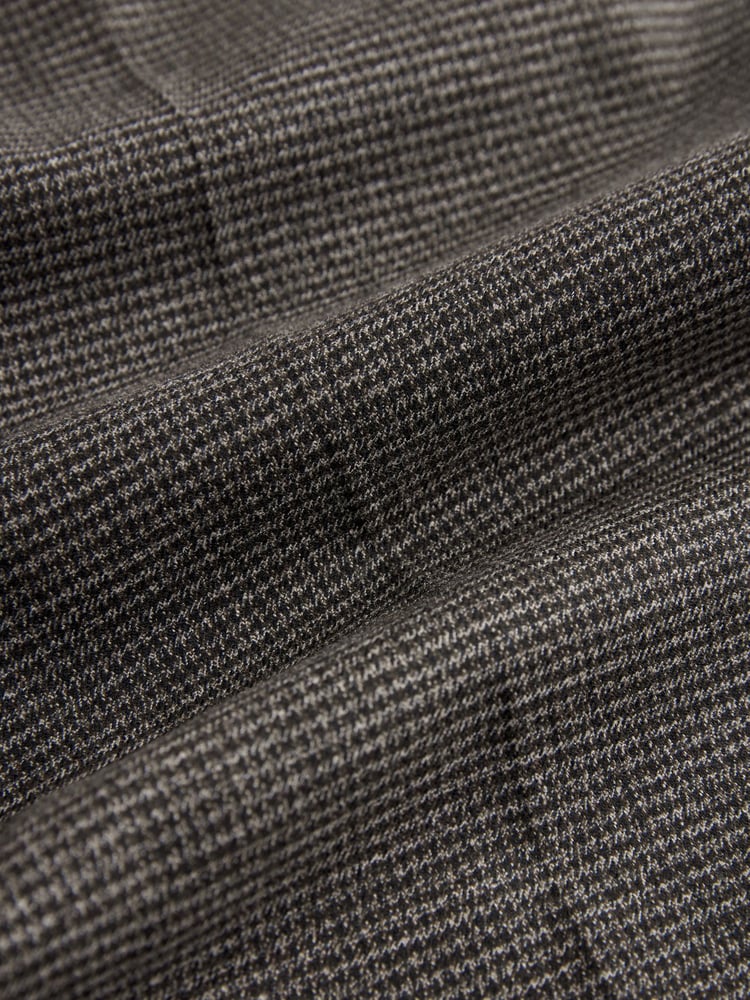 Brown Tailored Fit Trimmed Texture Suit Trousers - Image 9 of 9