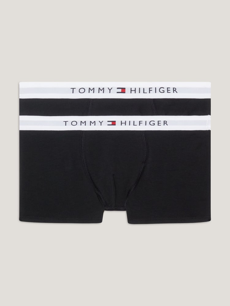 Tommy Hilfiger Black Trunks 2 Pack - Image 1 of 3