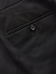 Black Slim Fit Signature Wool Suit: Trousers - Image 7 of 8
