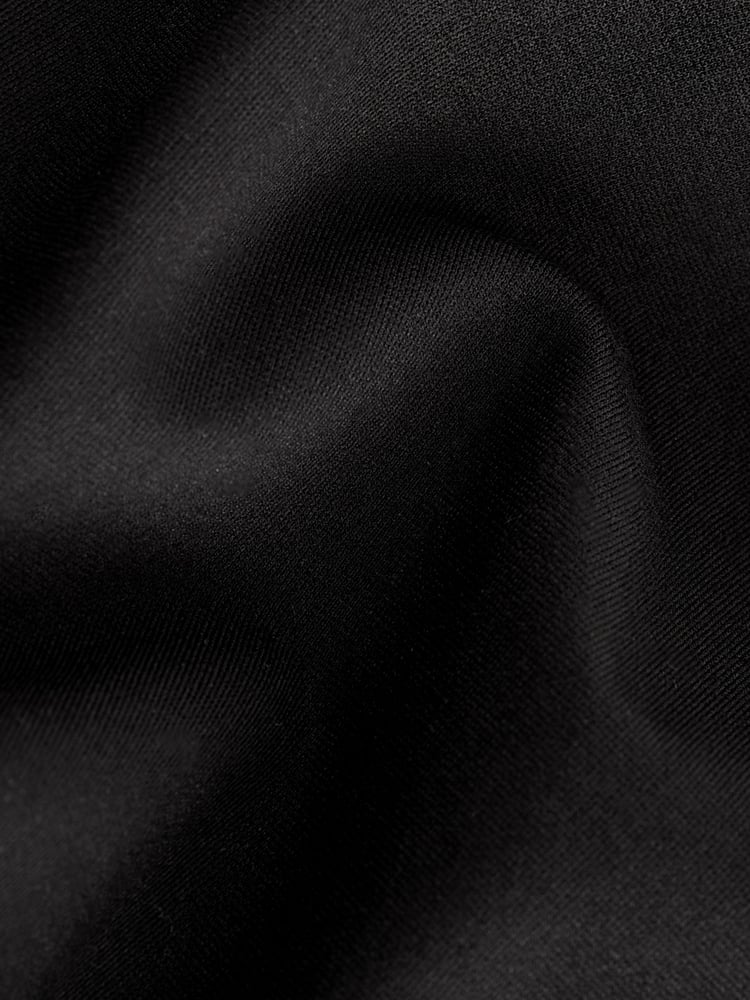 Black Ponte Jersey Long Sleeve Midi Dress - Image 7 of 7