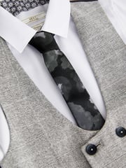 Grey /Ecru Check Waistcoat Set (12mths-16yrs) - Image 4 of 5