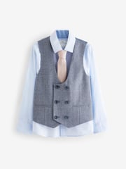 Cham Denim Blue Waistcoat Set (12mths-16yrs) - Image 1 of 5