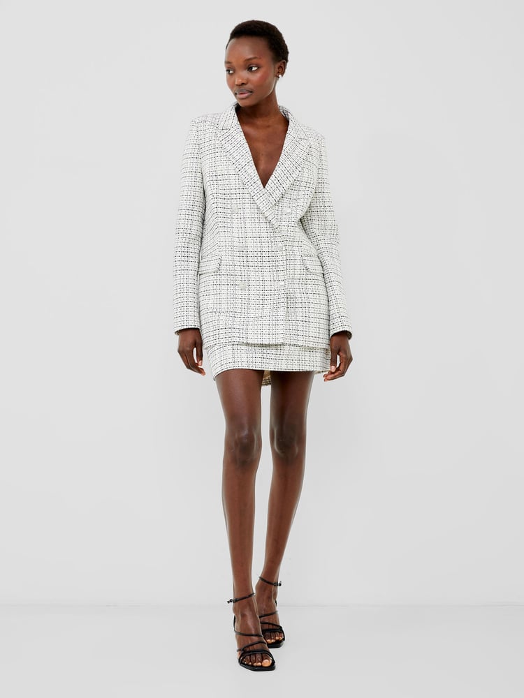 French Connection Cream Effie Boucle Blazer - Image 1 of 4