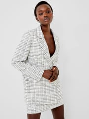 French Connection Cream Effie Boucle Blazer - Image 3 of 4