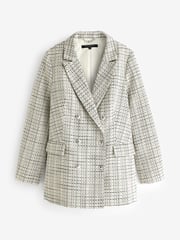 French Connection Cream Effie Boucle Blazer - Image 4 of 4