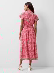 French Connection Red Cass Delphine Midi Dress - Image 2 of 4