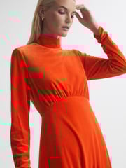 Florere Velvet Midi Dress - Image 3 of 7