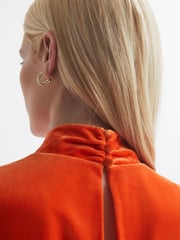 Florere Velvet Midi Dress - Image 4 of 7