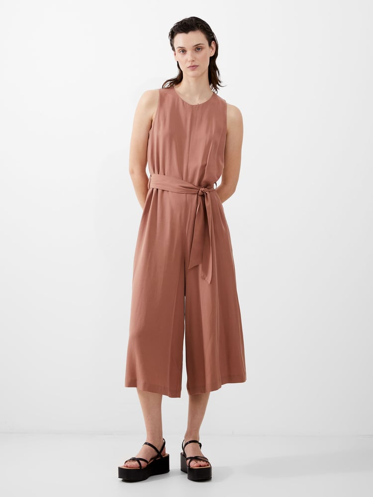 French Connection Brown Arielle Jumpsuit - Image 1 of 4