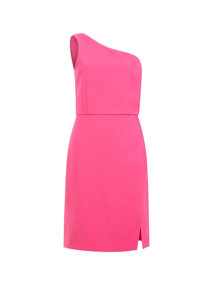 French Connection Pink Whisper One Shoulder Dress - Image 4 of 4