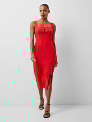 French Connection Echo Crepe Bust Detail Dress - Image 1 of 4