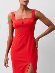 French Connection Echo Crepe Bust Detail Dress - Image 3 of 4