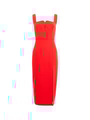 French Connection Echo Crepe Bust Detail Dress - Image 4 of 4