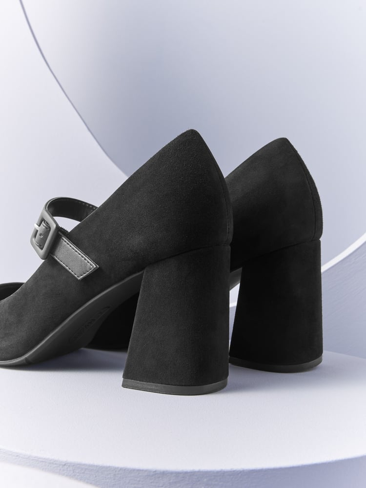 Black Forever Comfort With Motionflex Mary Jane Square Toe Shoes - Image 6 of 6