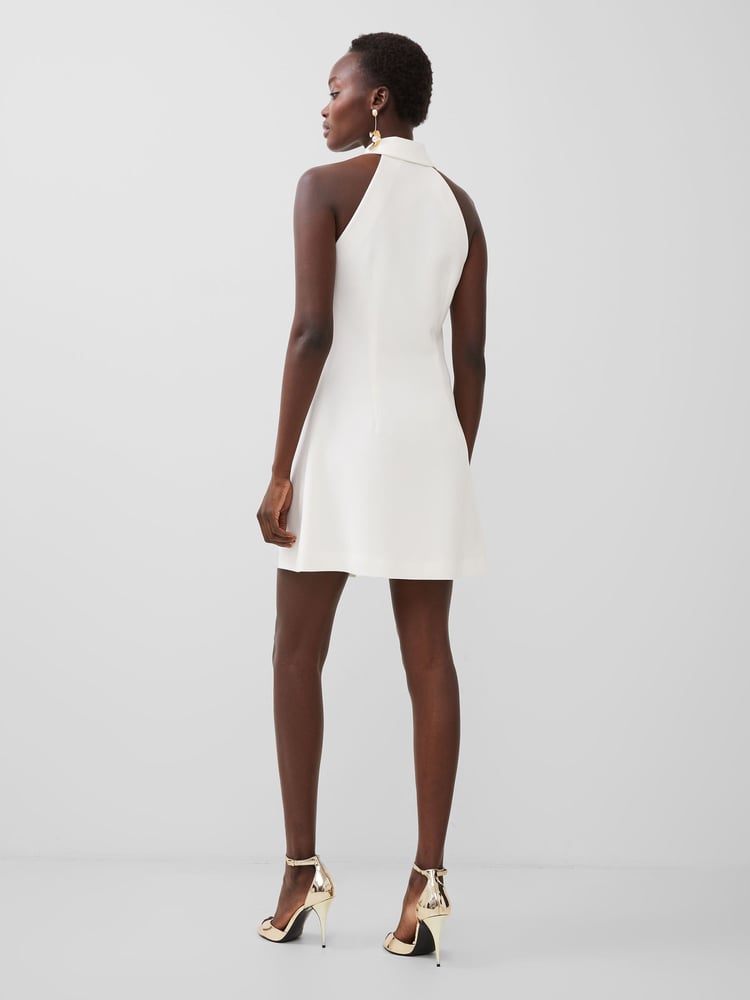 French Connection White Whisper Halter Blazer Dress - Image 2 of 4
