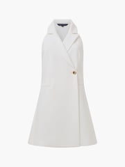 French Connection White Whisper Halter Blazer Dress - Image 4 of 4