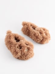 Tan Brown Character Cockapoo Dog Slippers - Image 6 of 7