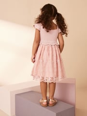 Pink Occasion Knit Dress (3mths-10yrs) - Image 3 of 7