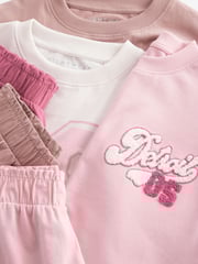 Pink Slogan Short Pyjamas 3 Pack (3-16yrs) - Image 12 of 13