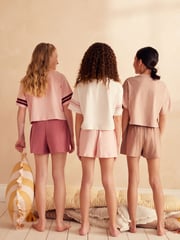 Pink Slogan Short Pyjamas 3 Pack (3-16yrs) - Image 3 of 13