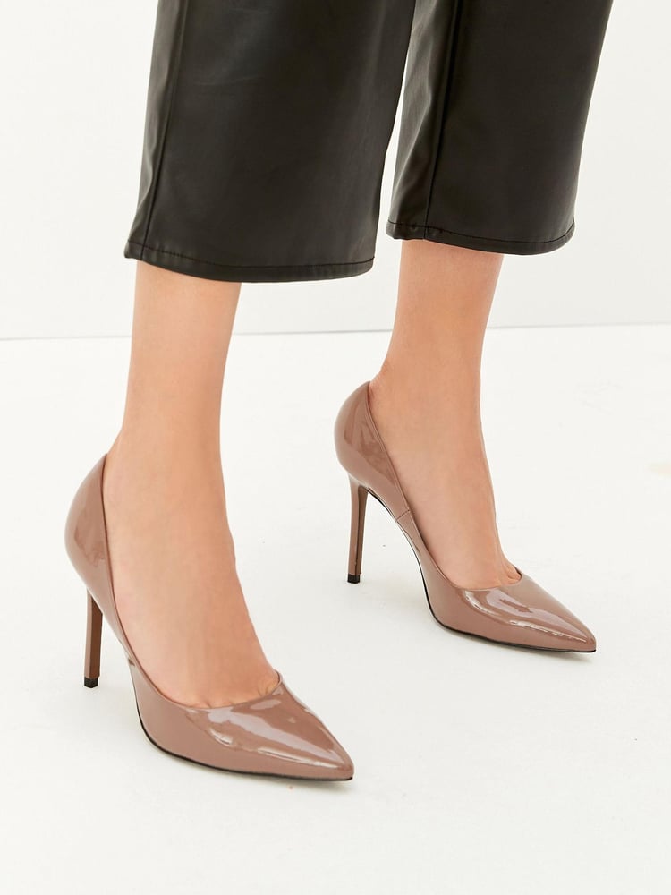 Camel Regular/Wide Fit Forever Comfort® Point Court Shoes - Image 1 of 6