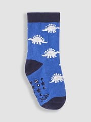 JoJo Maman Bébé Indigo 3-Pack Dino Socks - Image 2 of 4