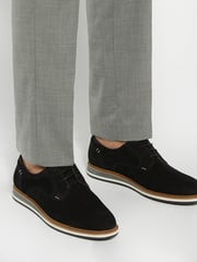 Dune London Black Standard Fit Blaksley Plain Toe Hybrid Sole Shoes - Image 1 of 6