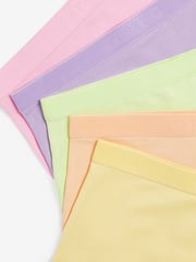 Multi Pastel Short Briefs 5 Pack (2-16yrs) - Image 2 of 3