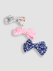 JoJo Maman Bébé Multi 3-Pack Bow Clips - Image 3 of 3