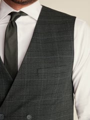 Green Trimmed Check Suit: Waistcoat - Image 3 of 11