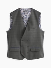 Green Trimmed Check Suit: Waistcoat - Image 5 of 11