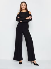 Long Tall Sally Black Cutout Top - Image 4 of 4