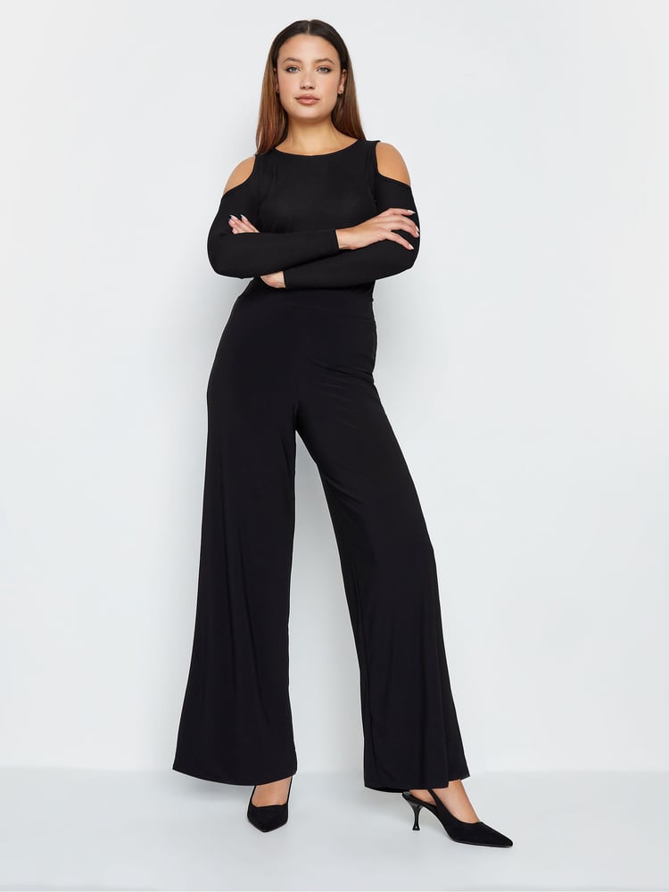 Long Tall Sally Black Cutout Top - Image 4 of 4