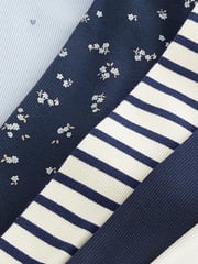 Blue Rib Jersey Leggings 5 Pack (3mths-7yrs) - Image 3 of 3