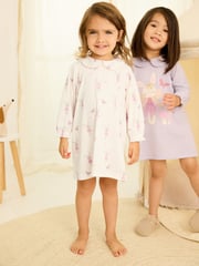 Purple Bunny Nighties 2 Pack (2-12yrs) - Image 2 of 7