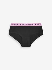 Black Hipster Briefs 10 Pack (1.5-16yrs) - Image 3 of 12