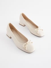 Bone Forever Comfort Block Heel Ballerina Shoes - Image 1 of 5