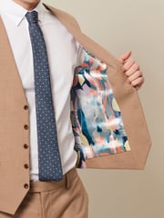 Marl Taupe Regular Fit Motionflex Stretch Waistcoat - Image 4 of 8