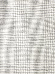 Natural Slim Fit Italian Wool Blend Check Suit Trousers - Image 7 of 9
