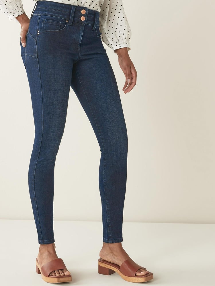 Inky Blue Lift, Slim And Shape Skinny Jeans - Image 1 of 5