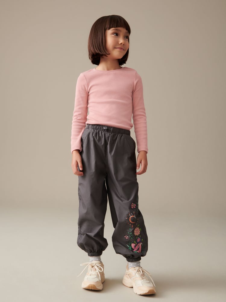 Pink Long Sleeve Ribbed Top (3-16yrs) - Image 1 of 6