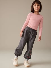 Pink Long Sleeve Ribbed Top (3-16yrs) - Image 2 of 6